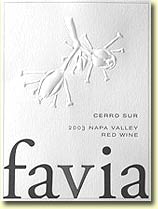 2003 Favia Cerro Sur Napa Valley Red Wine 
