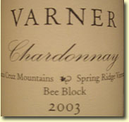 2003 Varner Bee Block Chardonnay 