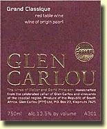 GLEN CARLOU 'GRAND CLASSIQUE' 2001