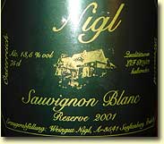 2001 Nigl Sauvignon Blanc Reserve