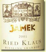 2001 Jamek Ried Klaus Riesling