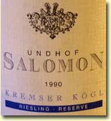 1990 Salomon Kogl Reserve Riesling
