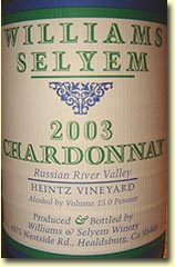 2003 Williams - Selyem Chardonnay Heintz Vineyard