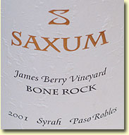 2001 Saxum Bone Rock