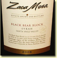 2005 Black Bear Block Syrah