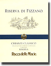 Rocca delle Macie Chianti Classico Riserva de Fizzano label