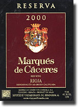 Marqus de Cceres Rioja Reserva