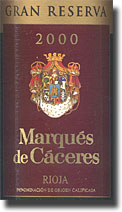 2000 Marqus de Cceres Rioja Gran Reserva