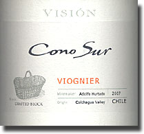 Cono Sur Colchagua Viognier Vision 2007