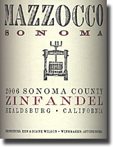 2006 Mazzocco Sonoma Zinfandel