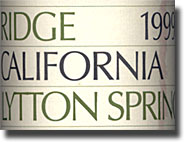 1999 Ridge Lytton Springs